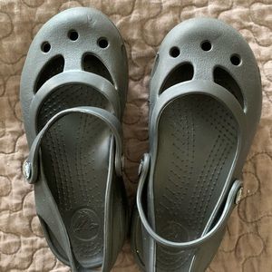 Mary Jane Girl CROCS Size 10 Toddler Black